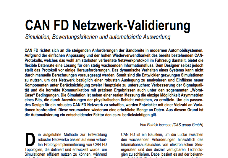 Simulation, Bewertungskriterien und automatisierte Auswertung